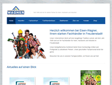 Tablet Screenshot of eisen-wagner.de
